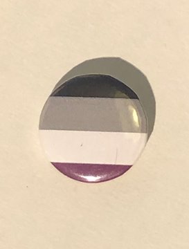 Bild von Button Asexuell Flag von Rauschkomplex