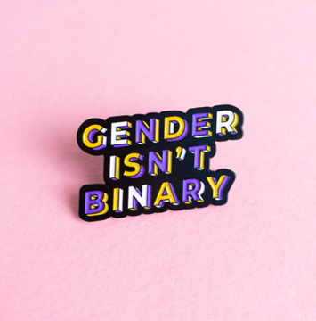 Bild von Pin Gender isn't binary (enby)