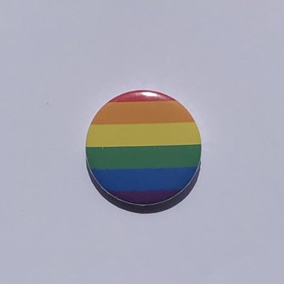 Bild von Button Regenbogen Flagge von Rauschkomplex
