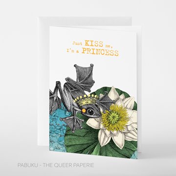 Bild von KISS princess - Grusskarte von pabuku