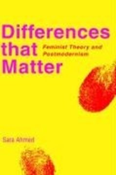 Bild von Ahmed, Sara: Differences That Matter: Feminist Theory and Postmodernism