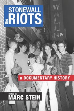 Image de Stein, Marc (Hrsg.): The Stonewall Riots (eBook)