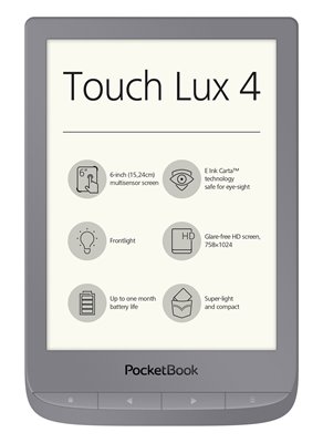 Bild von Pocketbook Touch Lux 4 silber
