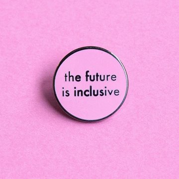 Bild von Pin - The future is inclusive pink