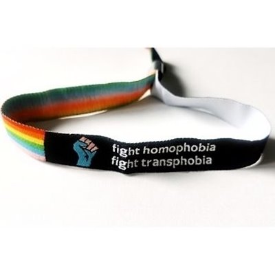 Bild von Armband Fight Homophobia Fight Transphobia