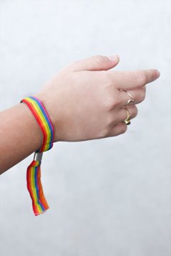 Bild von Armband Regenbogen Pride