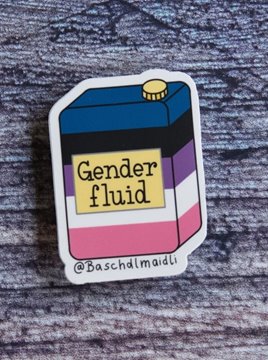 Bild von Sticker GenderFluid von Baschdlmaidli