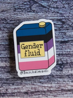 Image sur Sticker GenderFluid von Baschdlmaidli