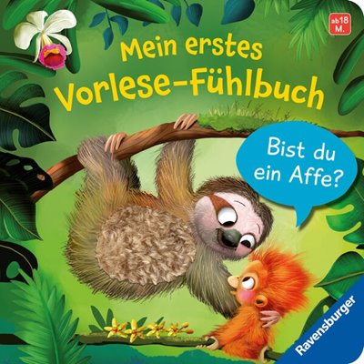 Image sur Orso, Kathrin Lena: Mein erstes Vorlese-Fühlbuch: Bist du ein Affe?