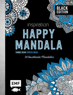 Image sur Black Edition: Inspiration Happy Mandala