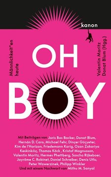 Bild von Blum, Donat (Hrsg.): Oh Boy - Eine Inventur der Männlichkeit