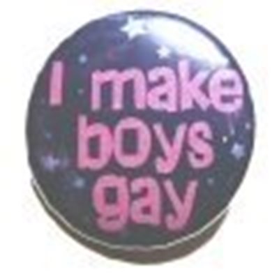 Bild von Button - I make boys gay