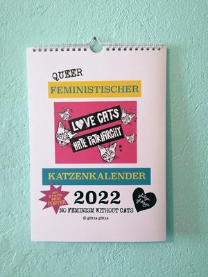 Bild von Queerfeministischer Katzenkalender 2022 von glitza glitza