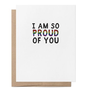 Bild von I'm so proud of you - That Queer Card