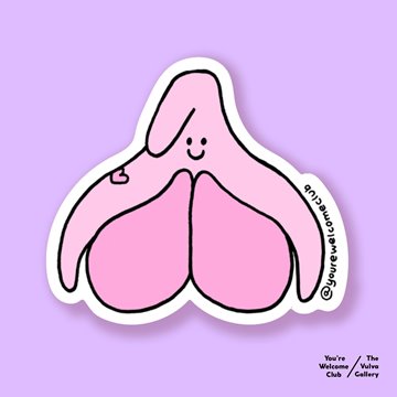 Bild von Magnet Happy Clitoris Pink