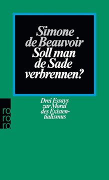 Bild von Beauvoir, Simone de: Soll man de Sade verbrennen?