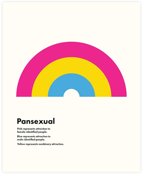 Bild von Print Pansexual Rainbow